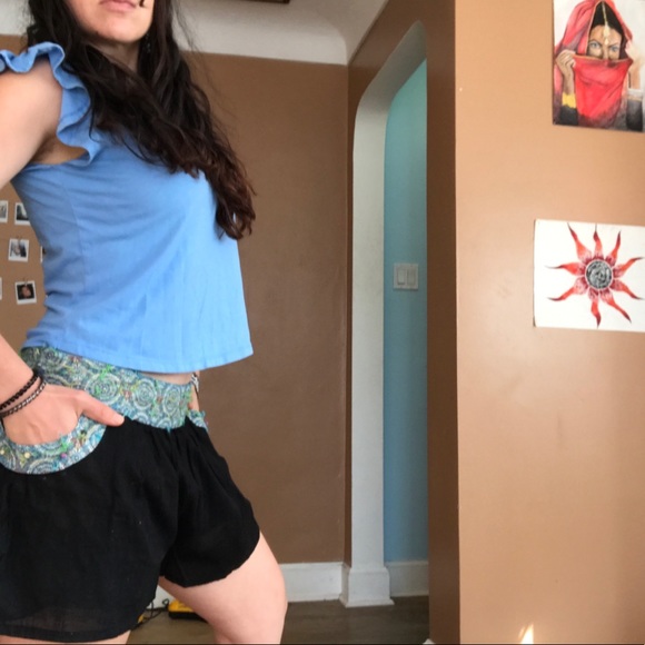 Free People Printed Shorts - Picture 5 of 7